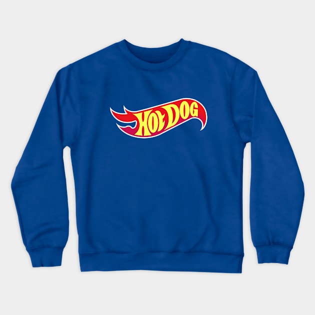 hot dog Crewneck Sweatshirt by ADAMLAWLESS